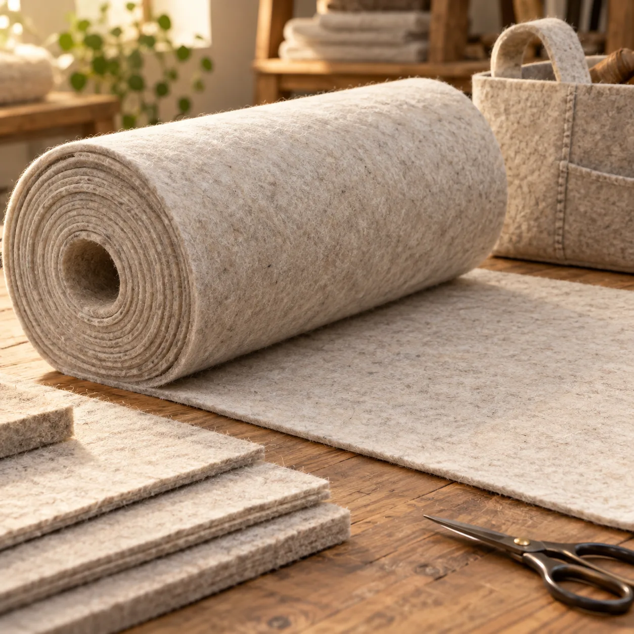 Yün Polyester Karışımlı Keçe